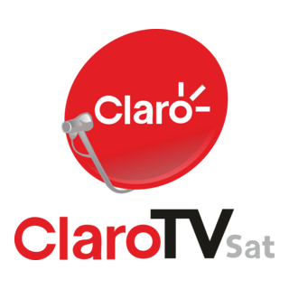 Claro TV Sat Logo PNG Vector