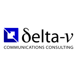 Delta-v Communications Consulting Logo PNG Vector