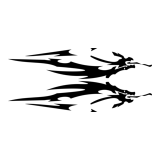 Dragon llamas Logo PNG Vector