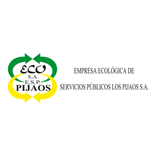 EcoPijaos Empresa de Aseo Logo PNG Vector