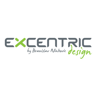 Excentric Design Logo PNG Vector