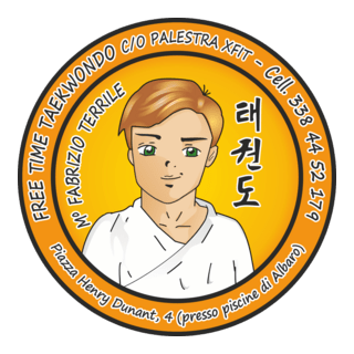 Free Time Tae kwon do Logo PNG Vector