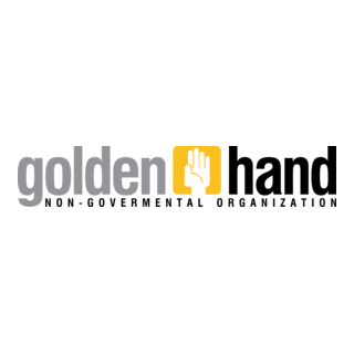 Golden Hand Logo PNG Vector