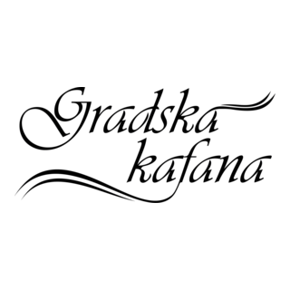 Gradska kafana Logo PNG Vector