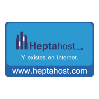 Heptahost y existes en internet Logo PNG Vector
