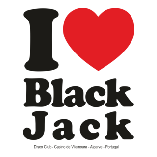i love black jack Logo PNG Vector