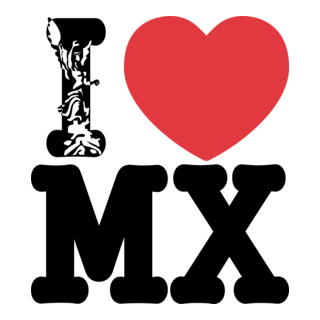 I Love Mexico Logo PNG Vector