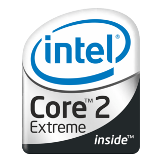 Intel Core 2 Extreme Logo PNG Vector