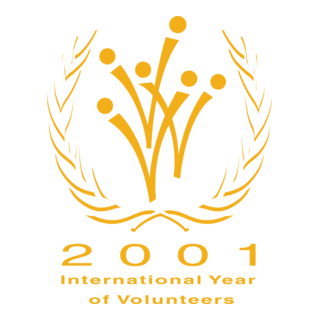 International Year of Volunteers 2001 Logo PNG Vector
