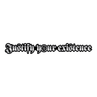 Justify Your Existence Logo PNG Vector