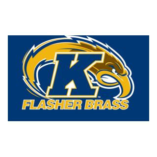 Kent State University Flasher Brass Logo PNG Vector
