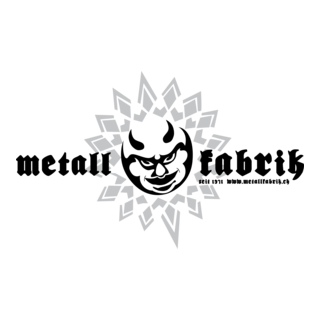 Metall Fabrik Logo PNG Vector