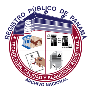REGISTRO PUBLICO PANAMÁ Logo PNG Vector