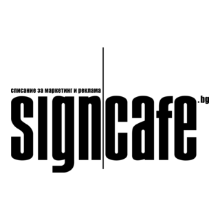 Sign Cafe Logo PNG Vector