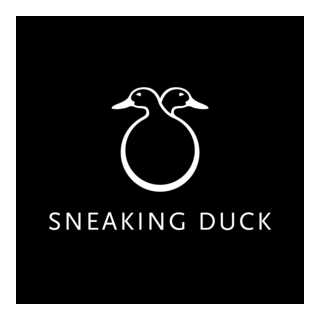 Sneaking Duck Logo PNG Vector