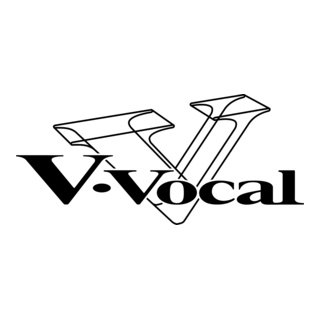 V-Vocal Logo PNG Vector