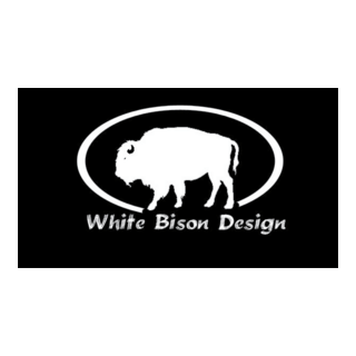 White Bison Design Logo PNG Vector