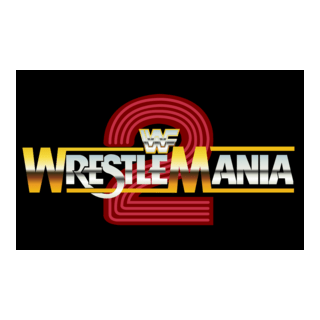 WrestleMania 2 Logo PNG Vector