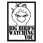 Big Bird's Watching You Logo PNG Vector