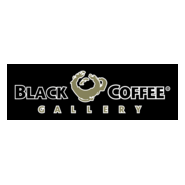 Black Coffee Gallery Logo PNG Vector