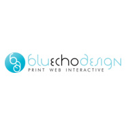 Blu Echo Design Logo PNG Vector