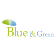 Blue and Green Logo PNG Vector