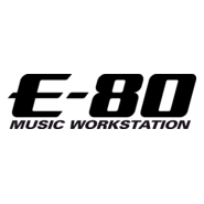 E-80 Music Workstation Logo PNG Vector