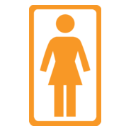 Girl Skateboard Logo PNG Vector