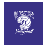 Los Creatures Volleyball Logo PNG Vector
