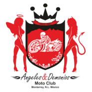 Moto Club Angeles & Demonios Logo PNG Vector