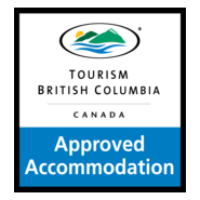 Tourism British Columbia Approved Accommodation Logo PNG Vector