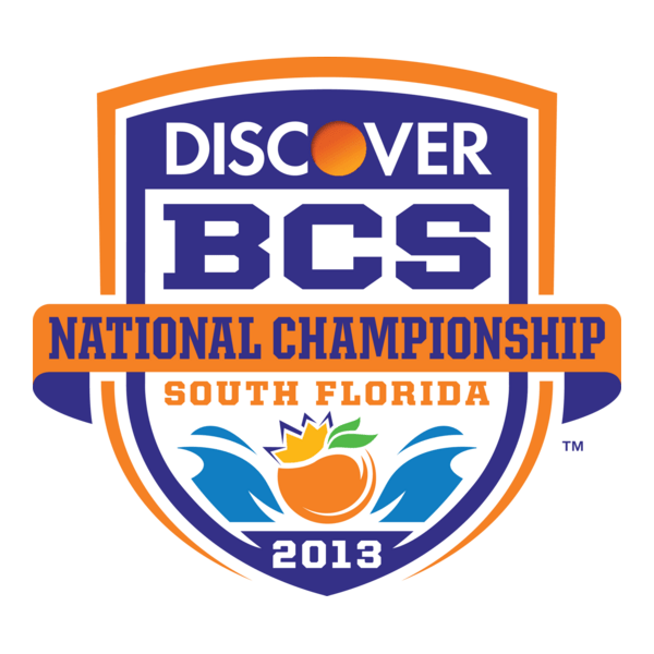 2013 Discover BCS National Championship Game Logo PNG Vector