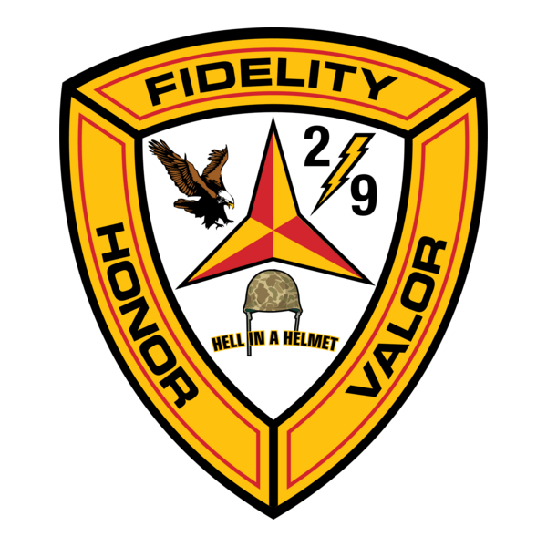 2nd Battalion 9th Marine Regiment USMC Logo PNG Vector