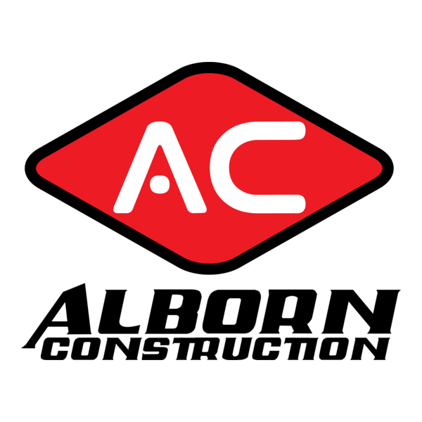 Alborn Construction - Red Logo PNG Vector