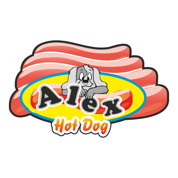 Alex Hot Dog Logo PNG Vector