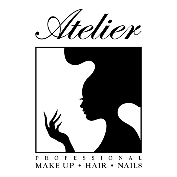 Atelier MakeUp Hair Nails Logo PNG Vector