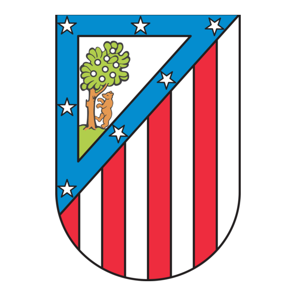 Atletico Madrid 70's Logo PNG Vector