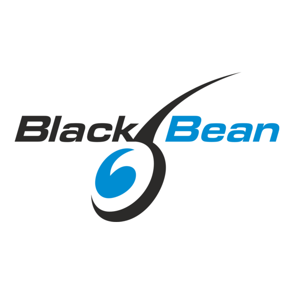 Black Bean Logo PNG Vector