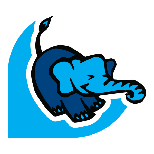 BLUE ELEPHANT / Aquakiara Logo PNG Vector
