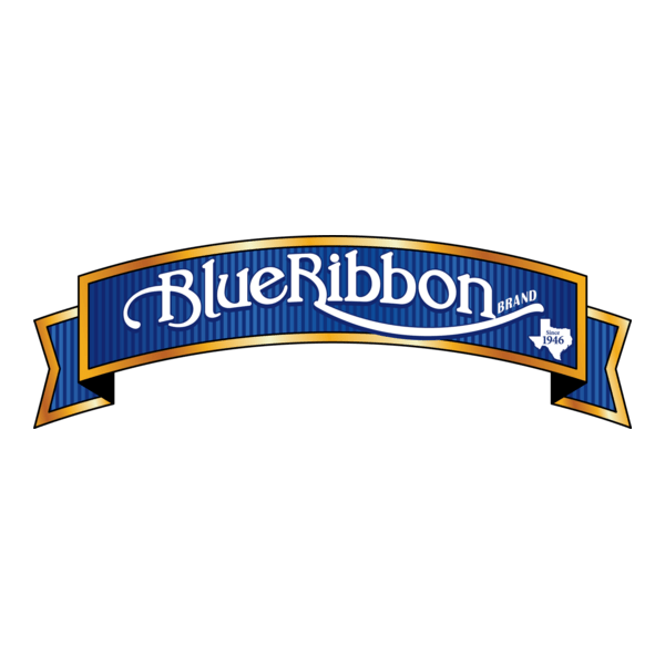 Blue Ribbon Logo PNG Vector