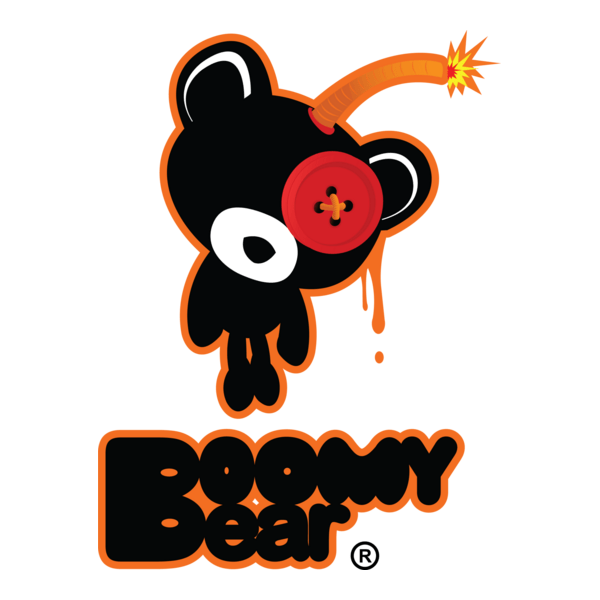 Boomy Bear Logo PNG Vector
