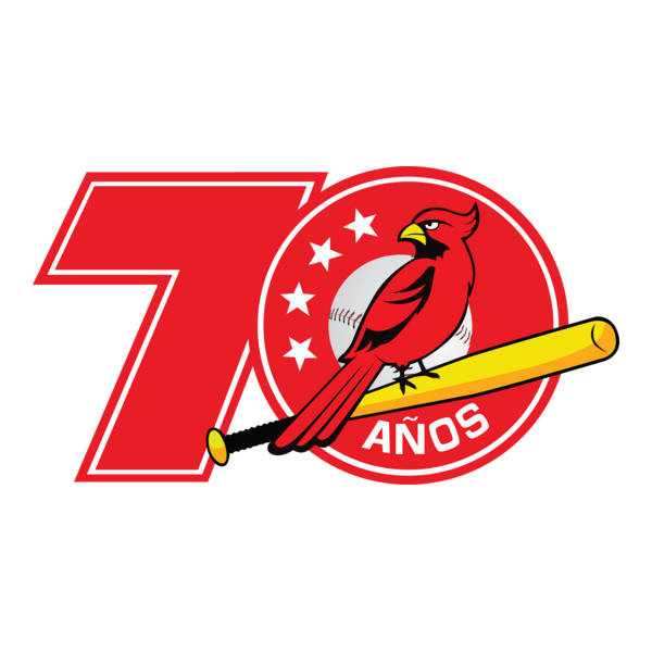 Cardenales 70 años Logo PNG Vector