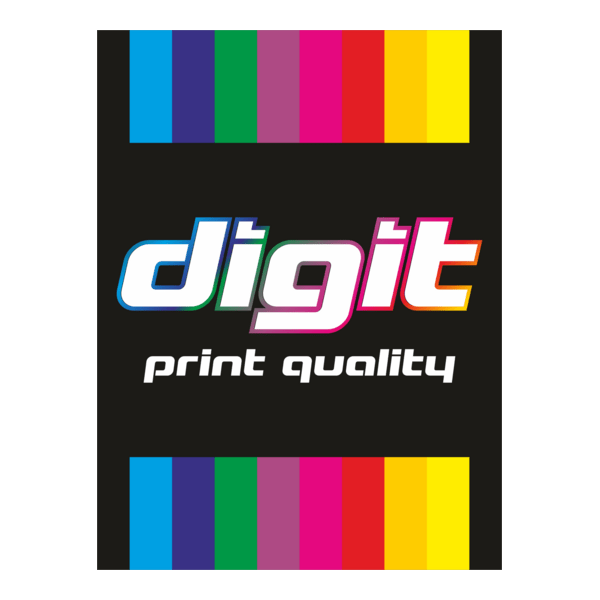 DIGIT Print Quality Logo PNG Vector