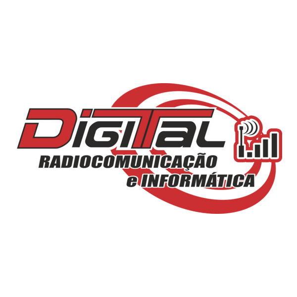 Digital Radiocomunicação e Informatica Logo PNG Vector