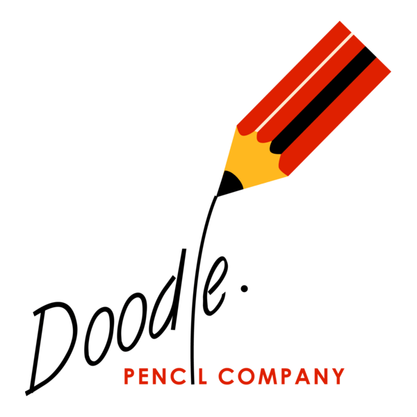 Doodle Pencils Logo PNG Vector