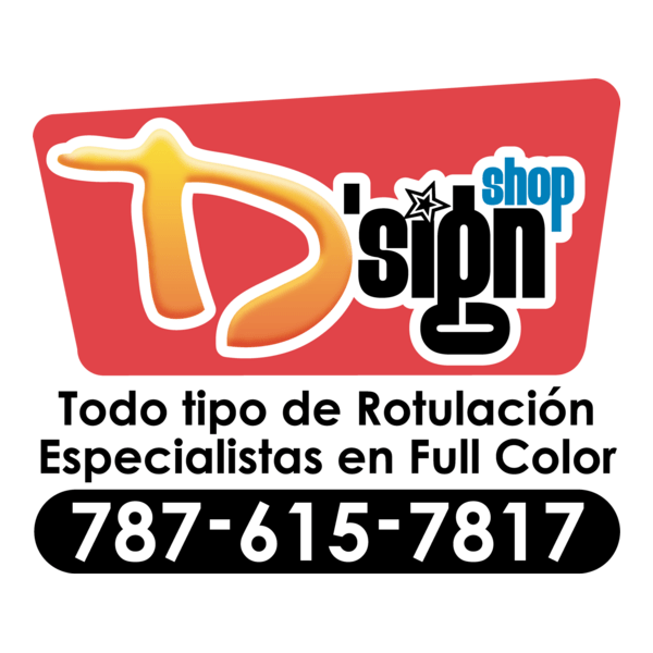 D'Sign Shop Logo PNG Vector