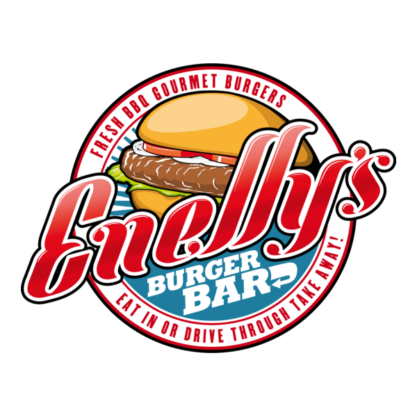 Enelly's Burger Bar Logo PNG Vector