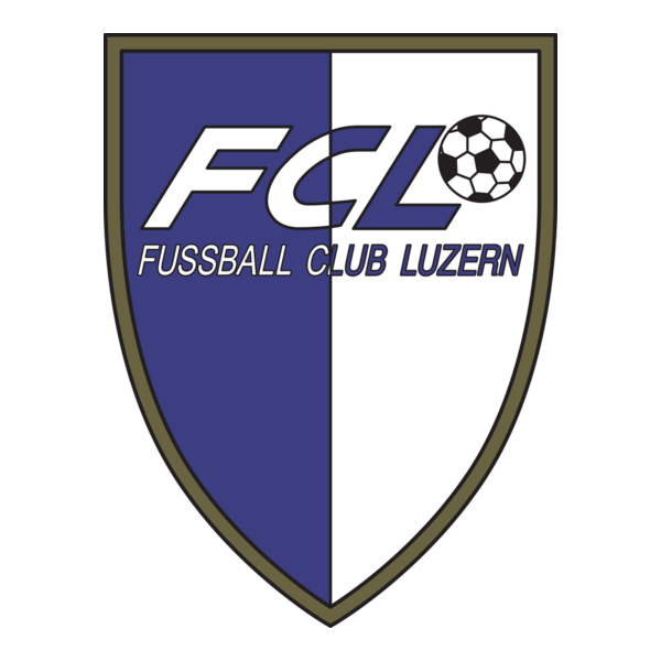 FC Luzern 80's Logo PNG Vector