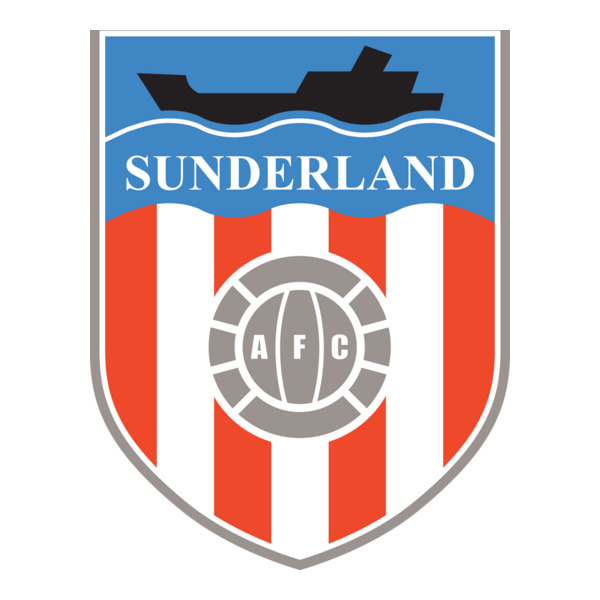 FC Sunderland 1980's Logo PNG Vector