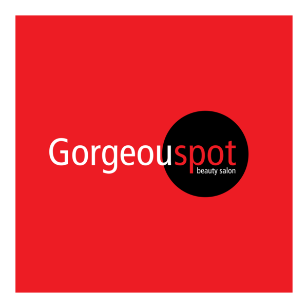 Gorgeous Spot Beauty Salon Logo PNG Vector